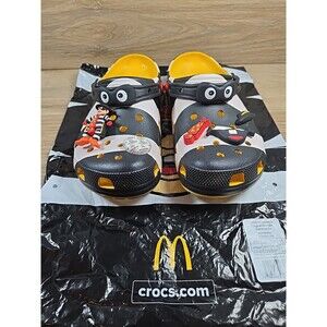 Crocs X McDonald's Hamburgler Classic Clog Size M 11 With Bag